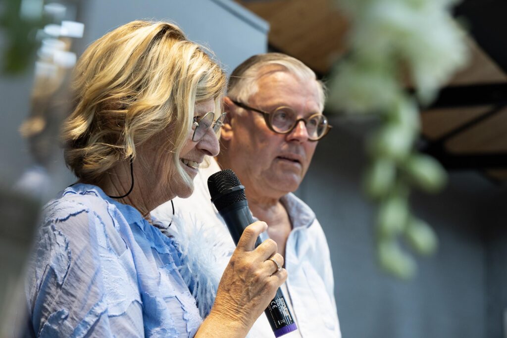 Inge en Bernard Pauwels tijdens jubileum Conti-Label